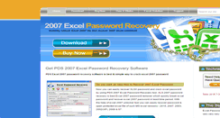 Desktop Screenshot of 2007.excelpasswordrecovery.net
