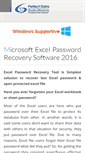 Mobile Screenshot of excelpasswordrecovery.net