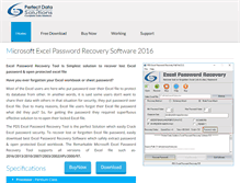 Tablet Screenshot of excelpasswordrecovery.net
