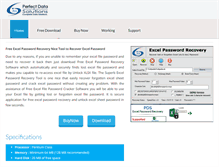 Tablet Screenshot of free.excelpasswordrecovery.net